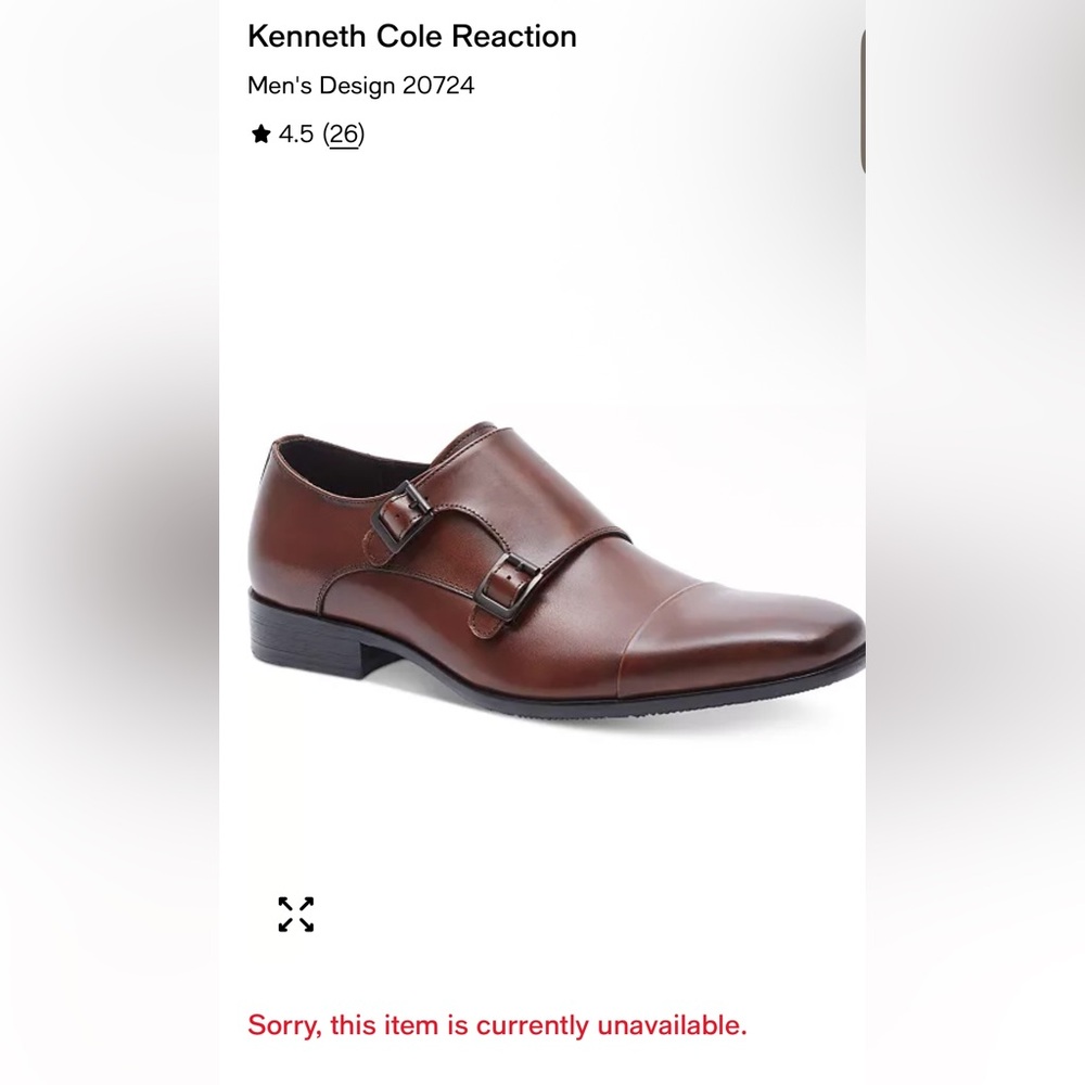 New Kenneth Cole Leather Shoes - Sz 10 (Men’s)
